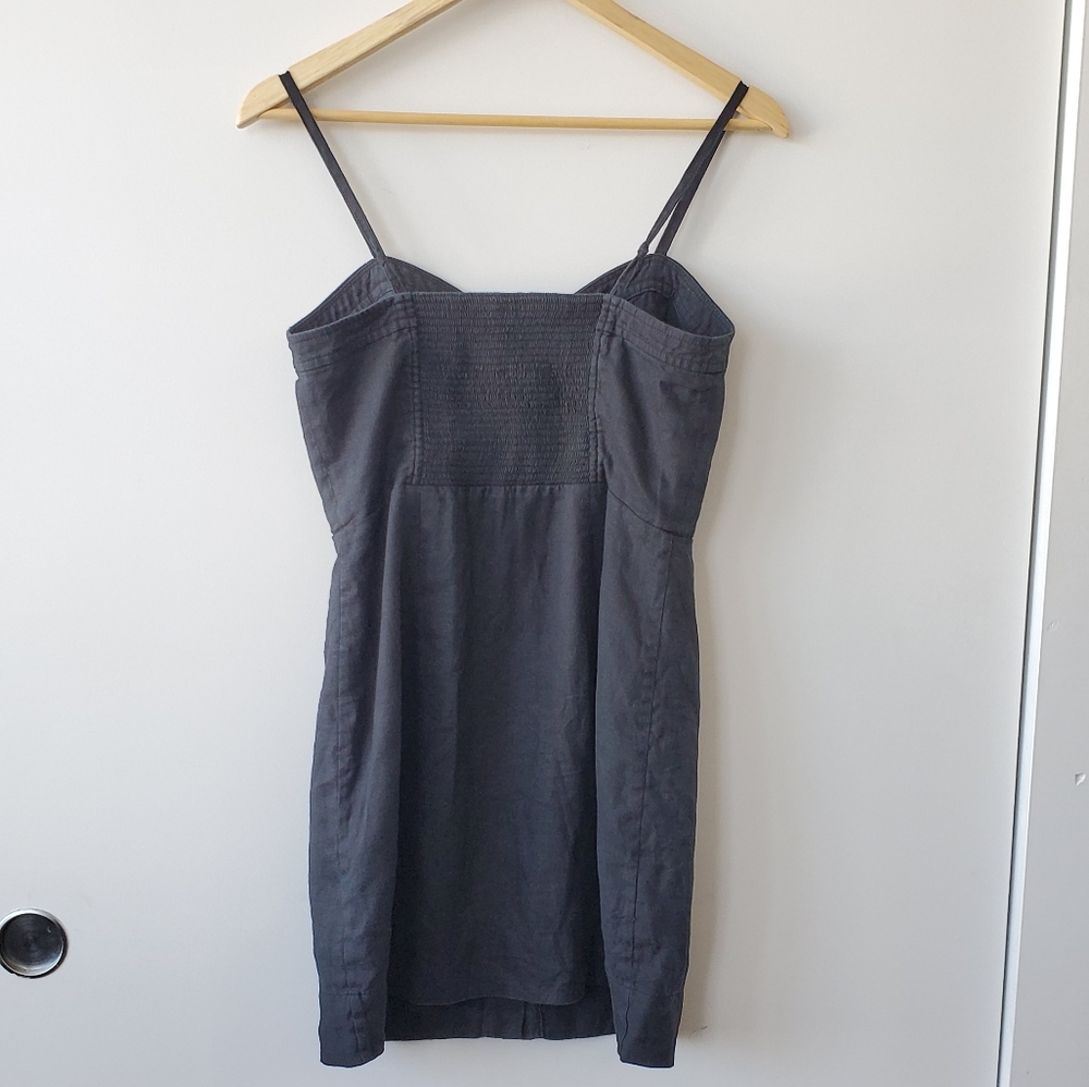 Wilfred Black Linen Button-Up Dress in Size 8 - Picture 5 of 11